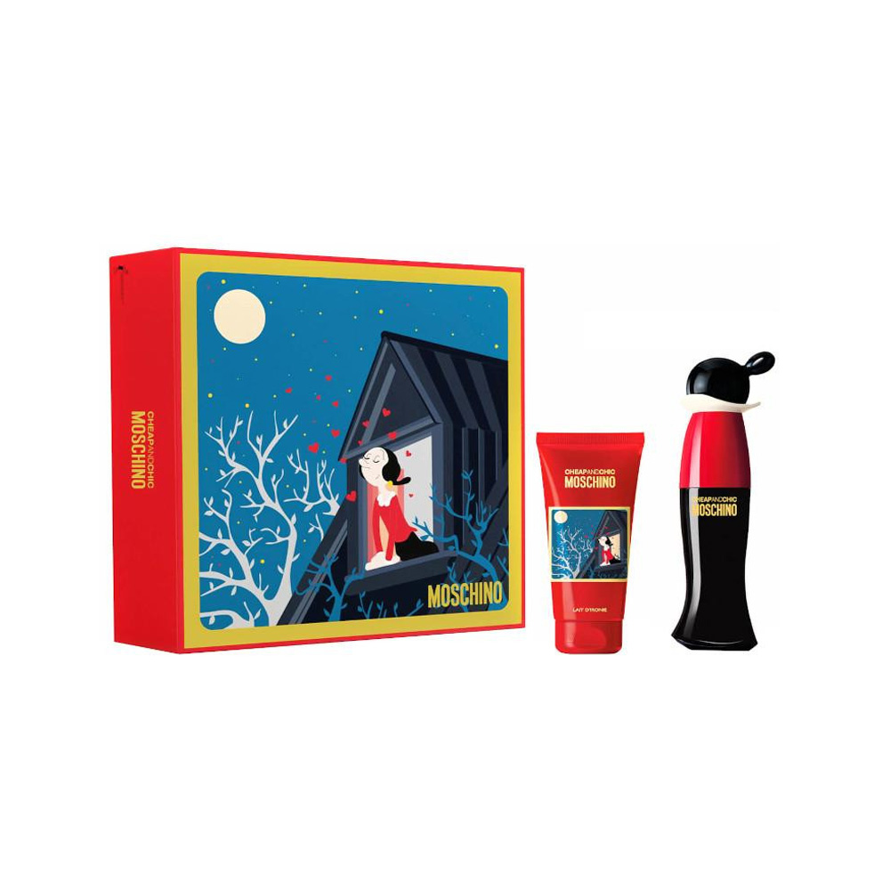 8011003860319 - Coonfezione regalo Femminile - corpoecapelli - Moschino  Cheap And Chic Set Regalo Donna Latte Corpo 50ml e Profumo Edt 30ml