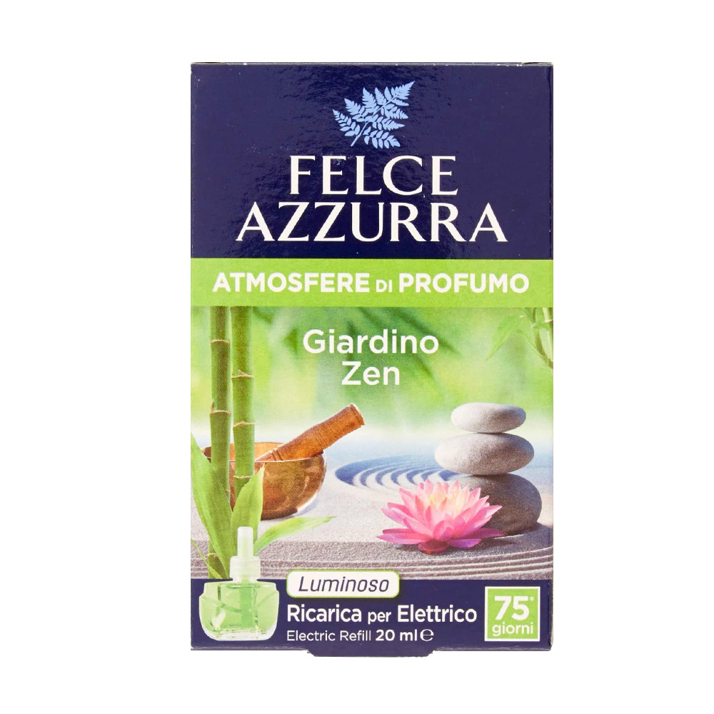 8001280032370 - Detersivi da profumeria - corpoecapelli - Felce Azzurra  Atmosfere Di Profumo Ricarica Elettrica Luminosa Giardino Zen 20ml