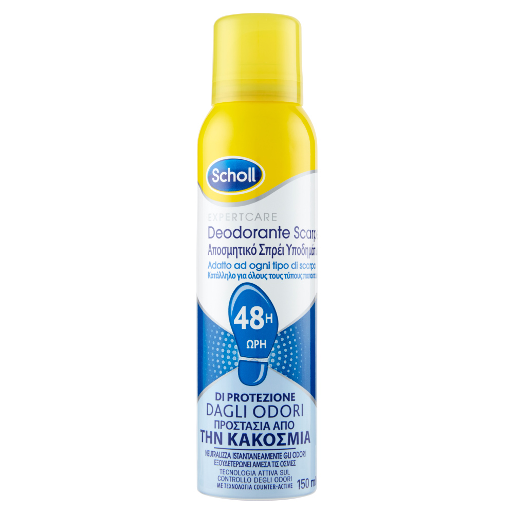 8001443352314 - Prodotti - corpoecapelli - Scholl Pedorex Step Spray  Deodorante Scarpe E Piedi 48H 150Ml