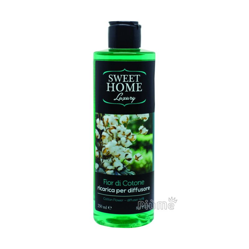 Sweet Home Luxury Ricarica Per Profumo Ambienti Diffusore Fiori Di Cotone 250ml