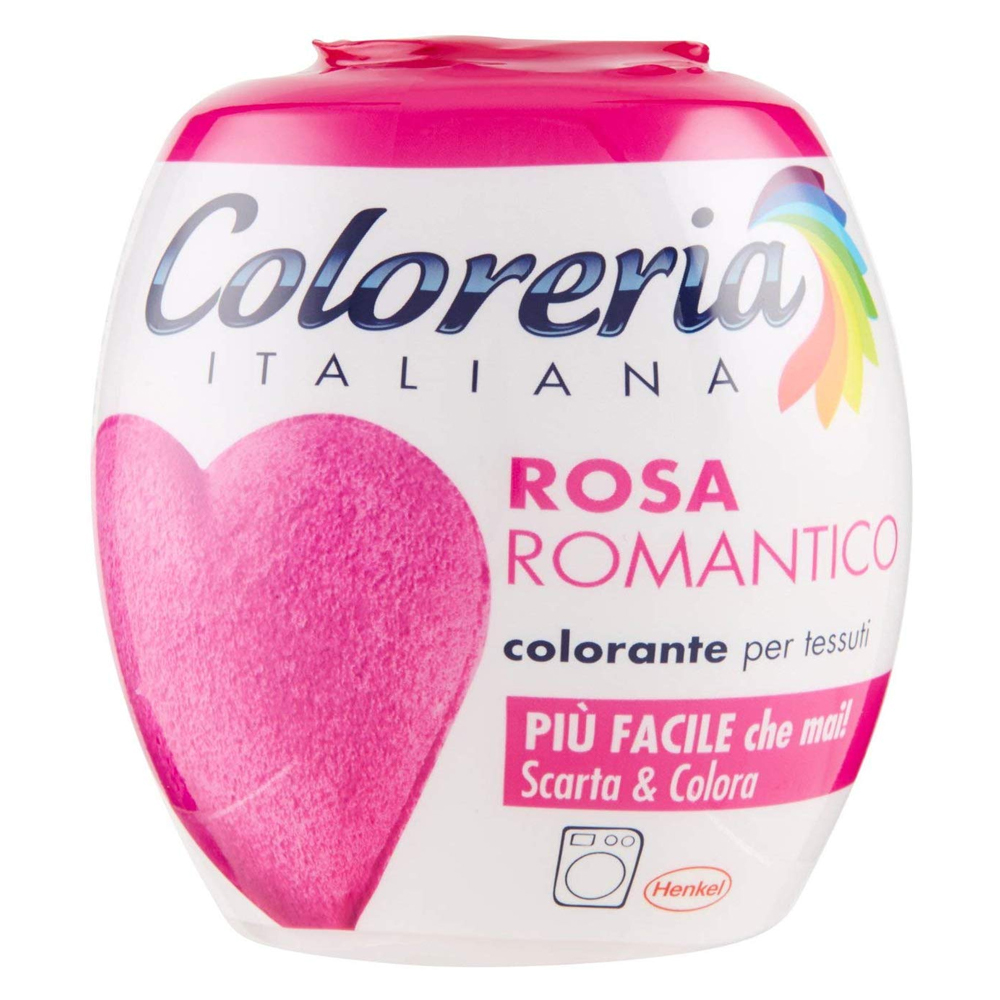 COLORERIA ITALIANA GREY TUTTO IN 1 COLORANTE PER TESSUTI ROSA ROMANTICO 350 G