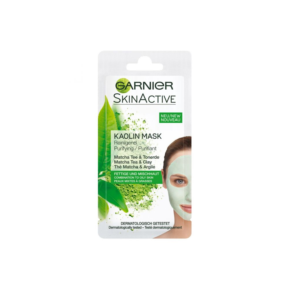 Garnier Kaolin Mask Maschera Monodose Purificante Pelli Miste E Grasse 8 Ml