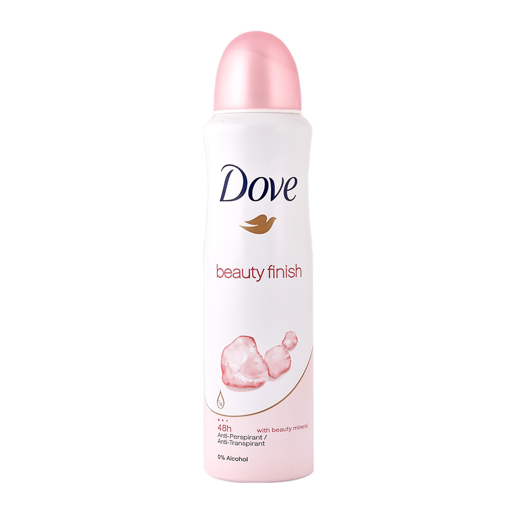 Dove Beauty Finish Deodorante Spray Senza Alcool 48H 150 Ml