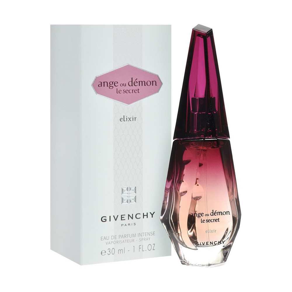 Ангелы и демоны духи отзывы. Givenchy ange ou Demon Elixir. Givenchy ange ou Demon le Secret. Парфюмерная вода живанши Анж ОУ демон Ле секрет. Givenchy ange ou Demon le Secret Elixir 30мл.