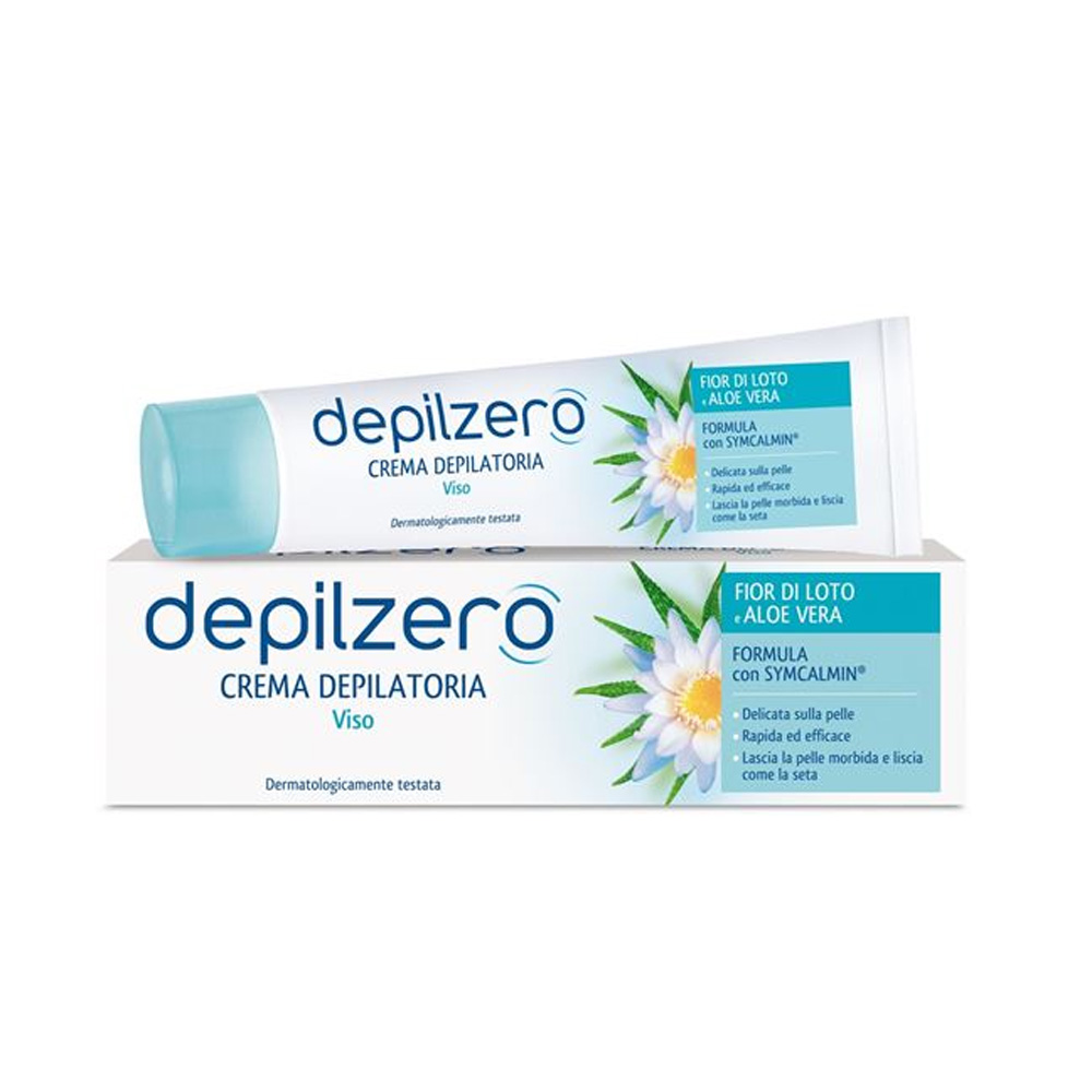 8008970044156 - Depilazione - corpoecapelli - Depilzero Crema Depilatoria  Viso Con Fior Di Loto e Aloe Vera 50ml