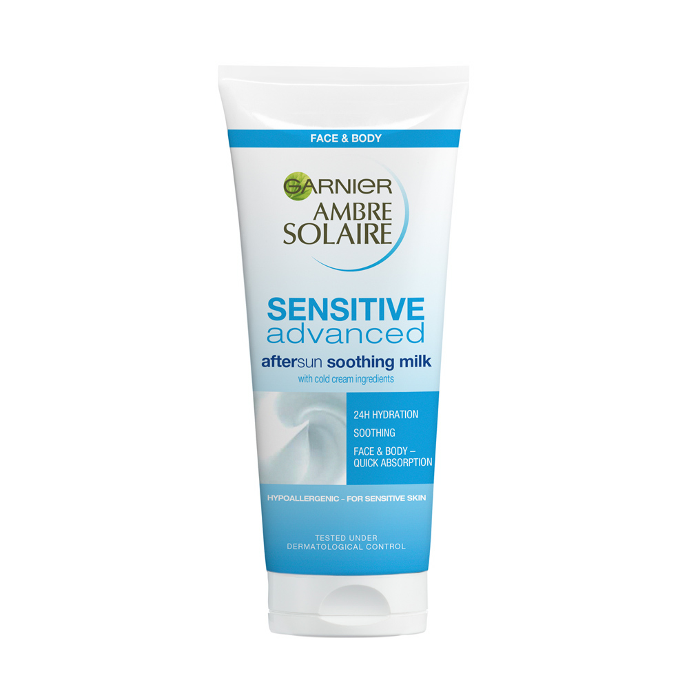 Garnier Ambre Solaire Advanced Sensitive Latte Doposole Per Pelli Chiare 200ml