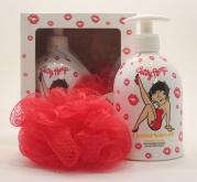 Betty Boop Crema Sapone Antibatterico Idratante Mani e Viso Con Aloe Vera Piu' Spugnetta 500ml