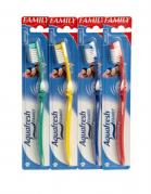 AQUAFRESH FAMILY MEDIUM SPAZZOLINO PER DENTI CONFEZIONE 12pz.