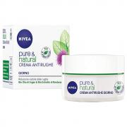 Nivea Pure E Natural Crema Viso Antirughe Giorno Con Bio Olio Di Argan E Bardana 50 Ml