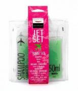 AQUOLINA TRAVEL POCKET ROSA SHAMPOO/BALSAMO/GEL DOCCIA/LATTE CORPO 4x50ml