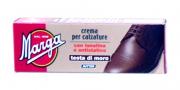 MARGA LUCIDANTE SCARPE IN PELLE MARRONE CREMA PER CALZATURE TESTA DI MORO CON LANONINA E ANTISTATICO 50ml